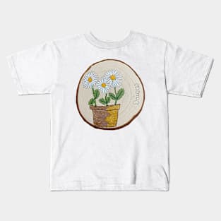 Potted Daisies Kids T-Shirt